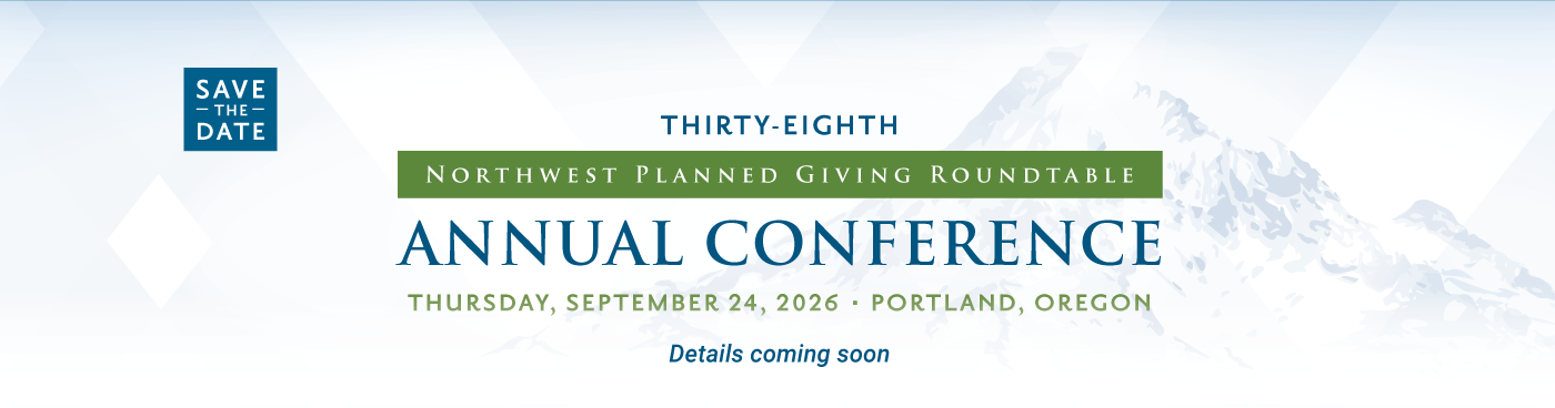 Thirty-eighth NWPGRT Annual Conference, Thursday September 24, 2026